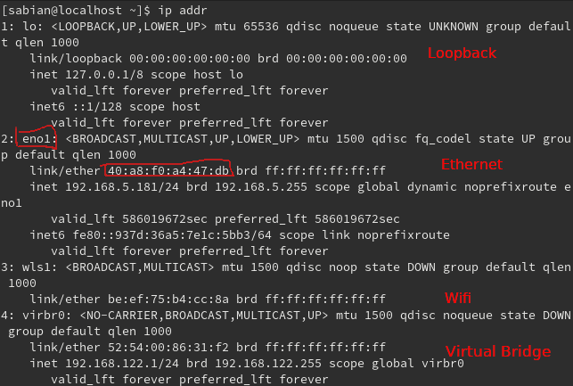 ip addr example
