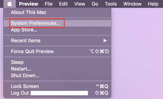 System Preferences